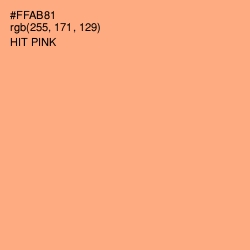 #FFAB81 - Hit Pink Color Image